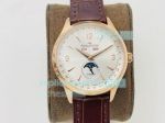 JL Factory Jaeger-LeCoultre Master Calendar Silver Dial Rose Gold Case Watch